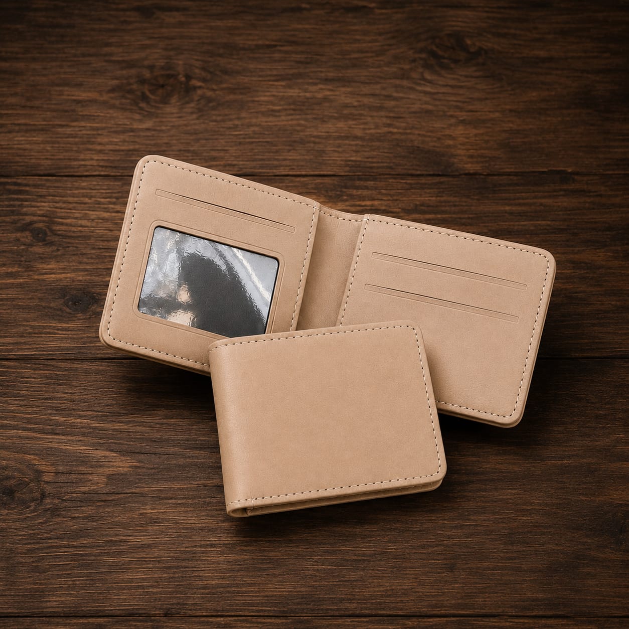 Bifold Wallet in Full-Grain Leather
