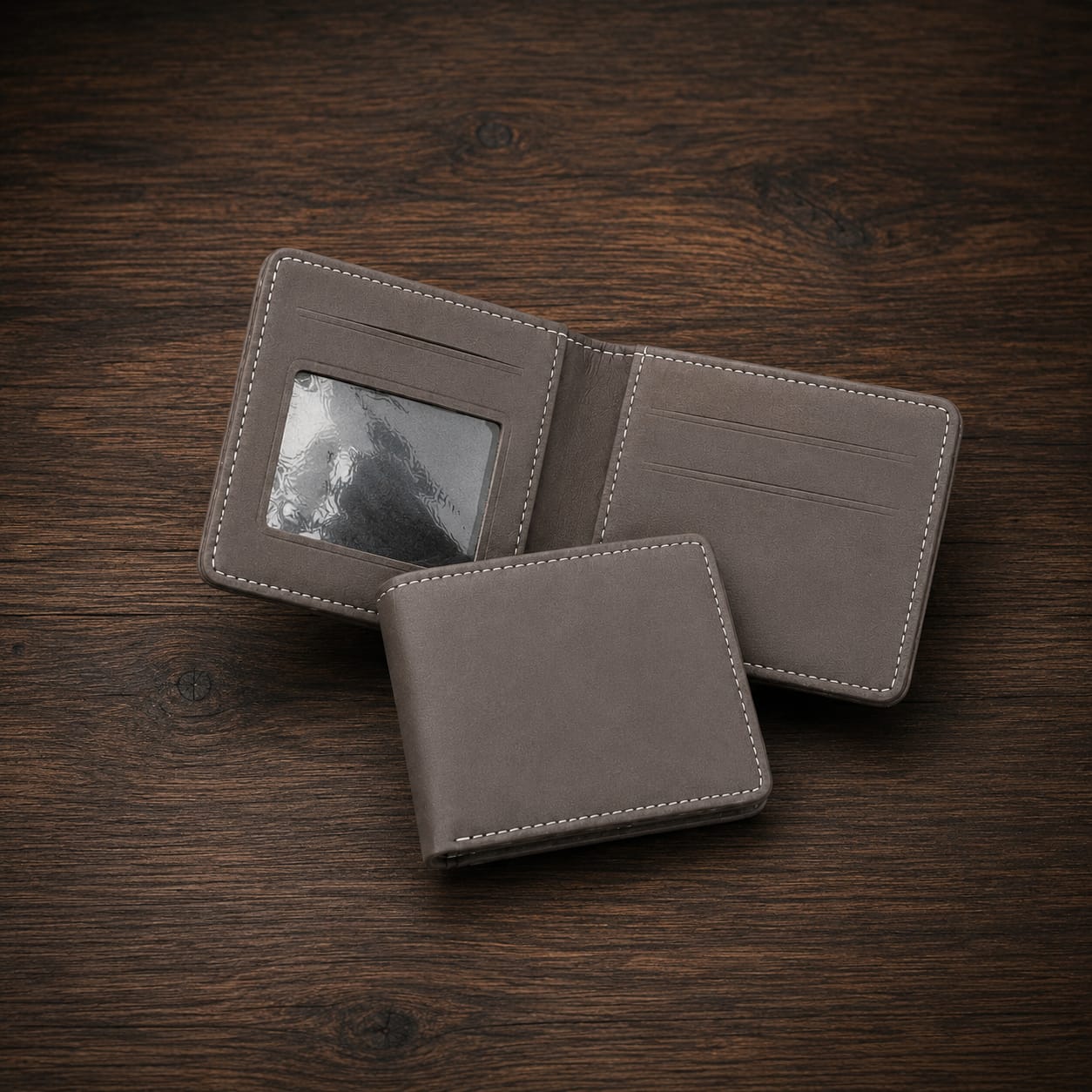 Bifold Wallet in Full-Grain Leather