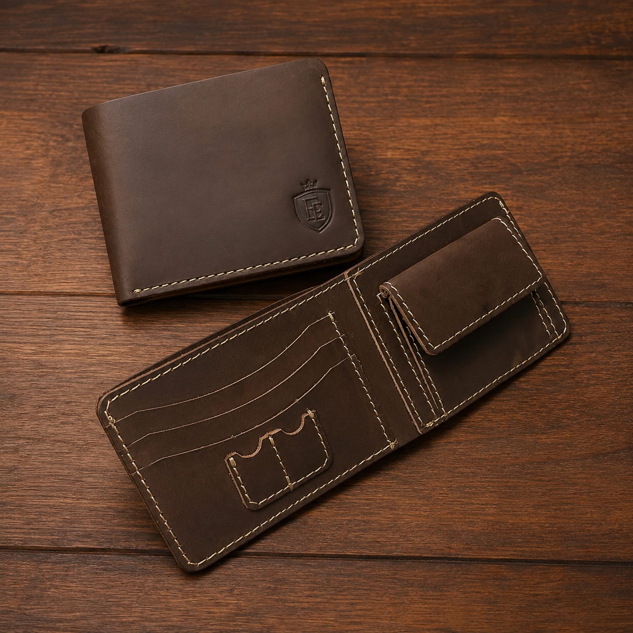 Royal Cow Leather Grain Wallet