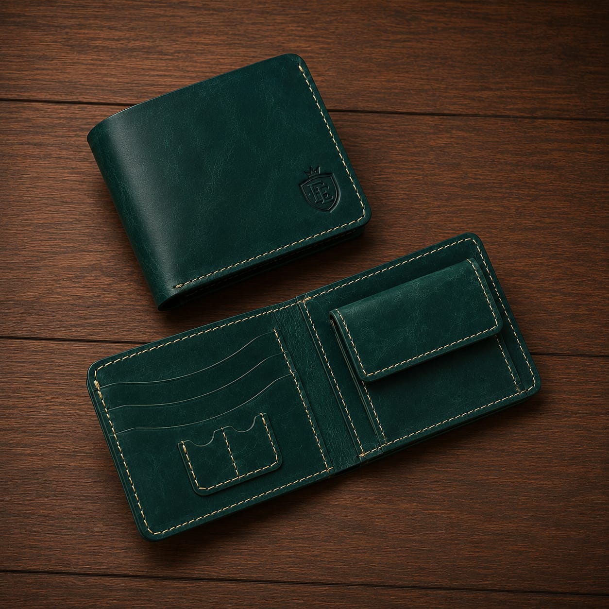 Royal Cow Leather Grain Wallet